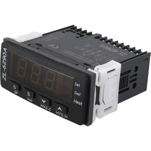 ZL-6290A Dual 10A Output Fahrenheit Celsius Thermostat Controller Thermostat Temperature Regulator