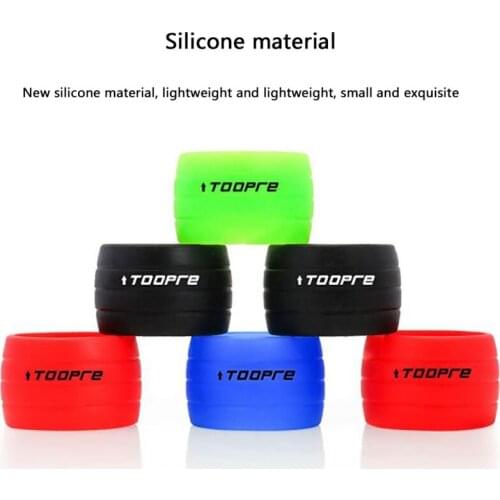 1 Pair Strap Ring Handlebar Tape Anti-skip Bicycle Fixing Sleeve Silicone Plug Pcover End Fixed Accessories Handlebar Tape