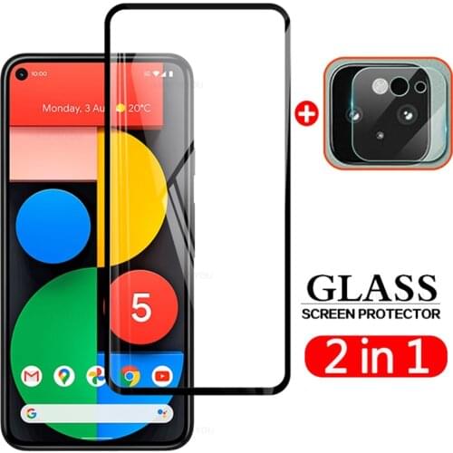 2 In 1 Back Camera Lens Film & Screen Protector Protective Tempered Glass For Google Pixel 5 4a Pixel5 Pixel4a 5G Pixel4