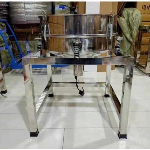 50cm Food sieve machine electric screen screening machine vibrating screen for power or grain material