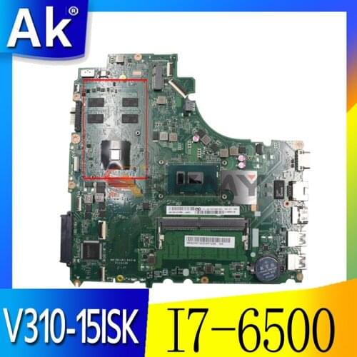 Akemy DA0LV6MB6F0 Motherboard For Lenovo E52-80 V310-15ISK V310-15IKB Notebook Motherboard CPU I7 6500 DDR4 4G RAM 100% Test Wor