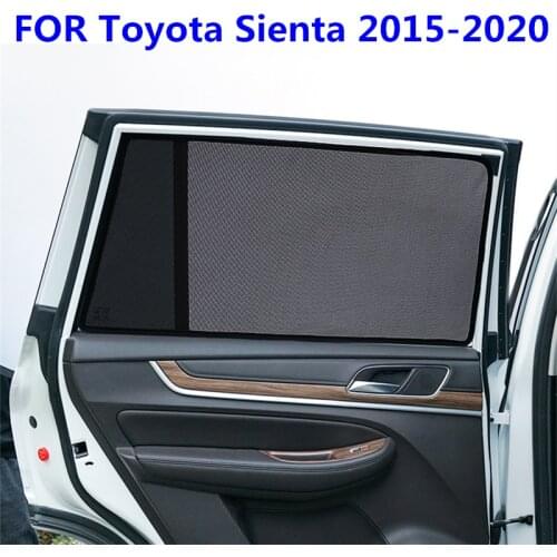 Car Sun Shade Side Window Sunshade FOR Toyota Sienta 2015 2016 2017 2018 2019 2020 Window Curtain Visor Shield Solar Mesh Cover