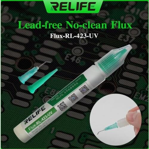 BGA Liquid Soldering Flux Lead-Free NO-Clean Welding Fluxes With Straight Needle/Corner Needle for PCB SMD BGA Rework Tools
