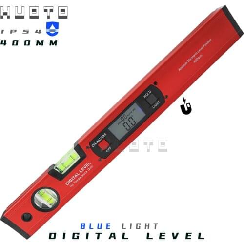 Digital Protractor Angle Finder Inclinometer electronic Level 360degree with 4pcs Magnets Level angle slope test Ruler 400mm 16"
