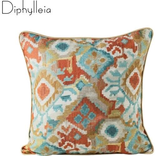 Diphylleia Luxury Throw Pillow Case European American Creative Fashion Pastoral Cotton Wool Blend Living Room Nap Cushion Cover