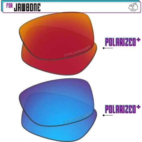 EZReplace Polarized Replacement Lenses for - Oakley Jawbone Sunglasses - BlueP Plus-RedP Plus