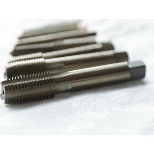 HSS M35 Co5% Full CNC grinded 10pcs Machine straight Tap Screw Taps M3 M4 M5 M6 M8 M10 M12 M14 M16 M18 for SS workpieces threads
