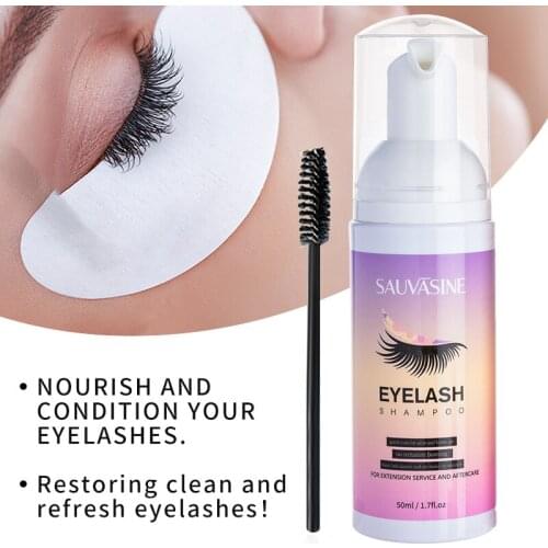 Eyelashes Cleaning Foam Tools Professional Eyelashes Foam Cleaner Eyelash Extension Extension Cleanser Shampoo TSLM2