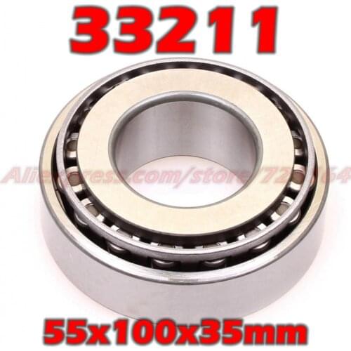 55x100x35 mm Tapered Roller Bearings 33211 3007211E HR33211J 33211JR 33211A E33211J 33211VC12 33211U 33211E 55*100*35