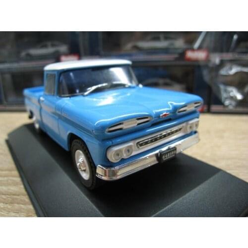 Diecast 1/43 Chevrolet 1961 Pickup Alloy Car Model Metal Collection Decoration Souvenir Ornaments Display Vehicle Toy Gifts