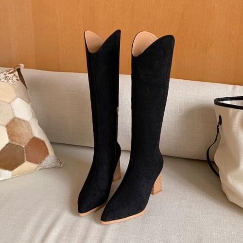 LUOQIYU Women's High Boots