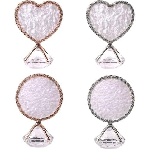 Round Heart Shape Color Mixing DIY Nail Art Display Manicure Tools False Nails Tips Display Board Photo Props Showing Tools