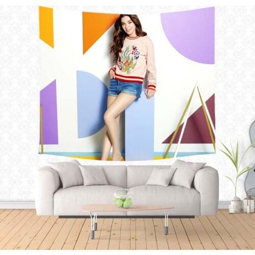 Multifunctional Polyester Sofa Blanket Beach Towel Hailee Steinfeld Wall Hanging Tapestry Bed Cover Yoga Mat Home Decor
