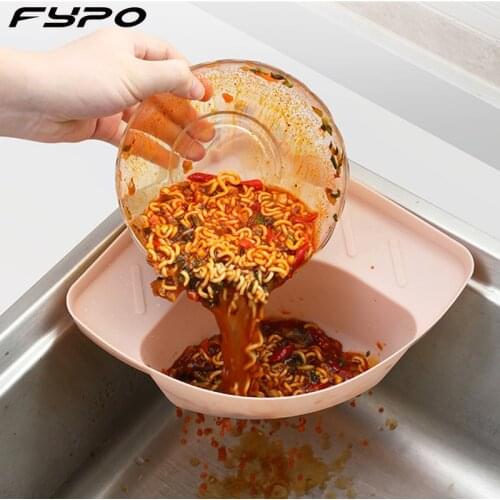 Multifunctional Sink Strainer,Storage Rack&Disposal 0f Leftovers Drain Rack, Sink Shelf Sink Filter Sink Organizer