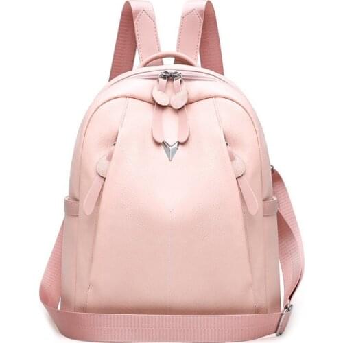 Fashion Womens Backpacks Mochila High Quality Soft Leather Backpack Retro Shoulder Bag Anti-Theft BagPack Sac A Dos Femme LWJ006