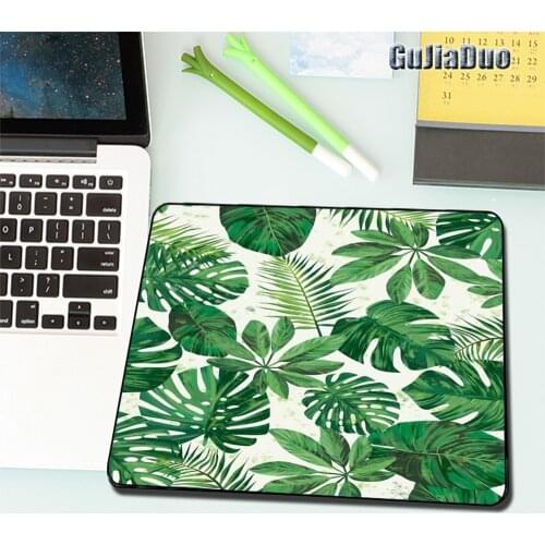 Fashion European Style Plant Small Mouse Pad 220X180 Gamer Notebook Game Accessories Keyboard Rug for Office Mousepad Desk Mat