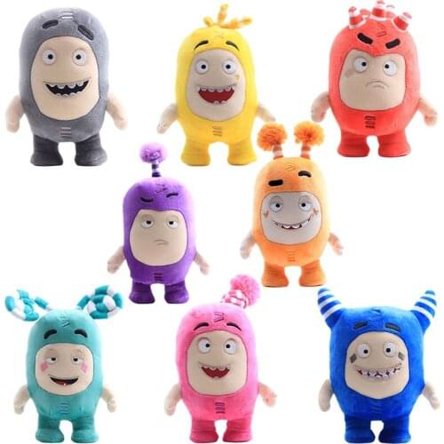 Singapore Cartoon Anime Movie Plush Toy Oddbods Cute Pogo Fuse Slick Bubbles Jeff Zee BG Oddbods Newett Stuffed Doll