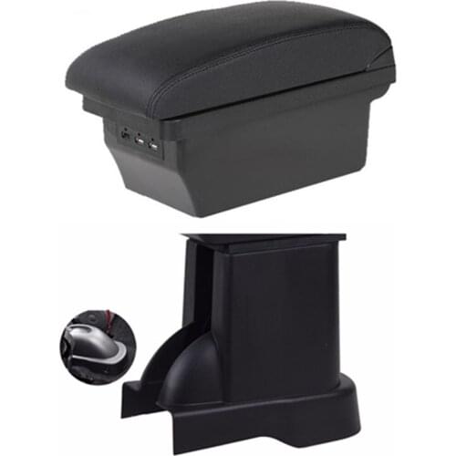 For Suzuki Alto accessories car armrest leather arm rest usb strorage box car-styling center console decoration 2008-2016 auto