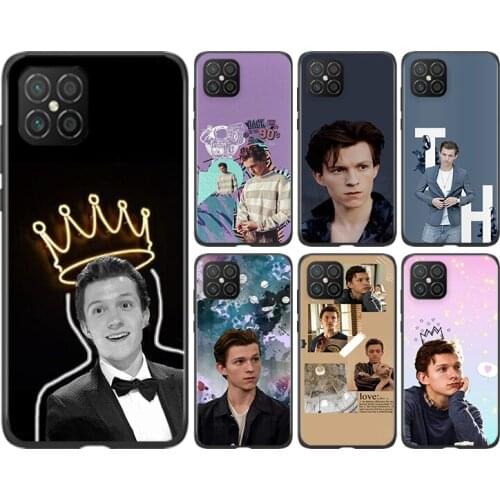 Tom Holland Silicone For Huawei Nova 8 7 6 SE 7i 5T 5i 5Z 5 4E 4 3i 3 E 2 i Lite 2 Pro 2017 Black Soft Phone Case