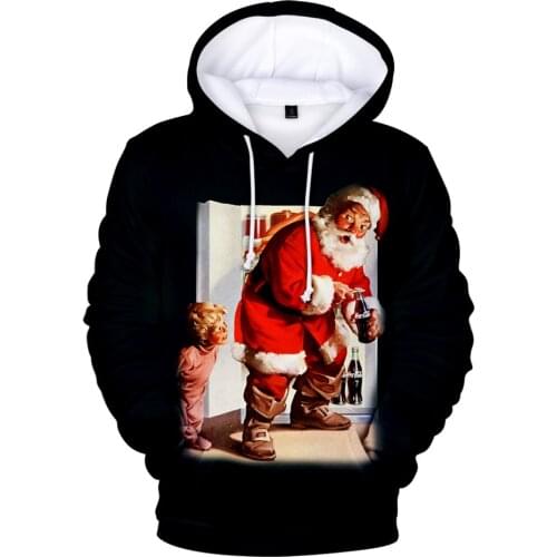 Christmas Grandpa Hoodie Men/women 3D Long Sleeve Sweatshirt Harajuku Hoodie Casual Pullover 3D Hoodies Merry Christmas New Tops