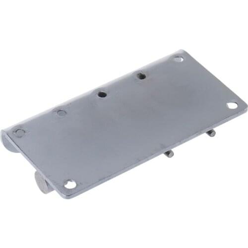 2021 Top Guitar Part Chrome Bridge Plate For Jazz Bass Guitar + 5 Screws + Wrench