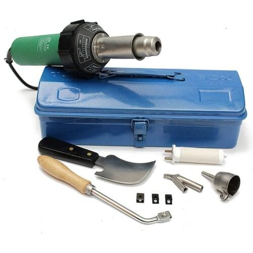 High Quality 110V or 220V 1500W Handheld Plastic Welders Hot Air Gun +Speed Nozzle Heat Element Hot Air Gun Welding Torch