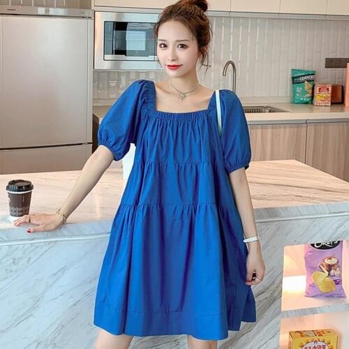 Women Summer Casual sexy Boho Beach Layered Dress Korean Party mini Dresses Sundress Pregnancy Dress Robe plus size 5XL 6XL 7XL