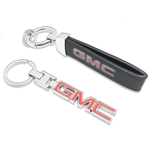 1PCS Car Styling Car Key Holder Key Rings Key Chain for GMC Logo emblem Badge For GMC Car Keyring Auto Accessories