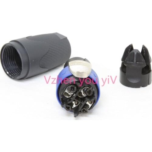 10PCS NEW AND High quality FOR brand New type NL4FX Speakon 4 Pole Plug Male Audio Speaker Connectors