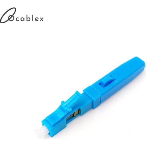 10 pcs/ lot LC UPC fast connector Assembly Fast FTTH Fiber Optic Connectors Free Shipping