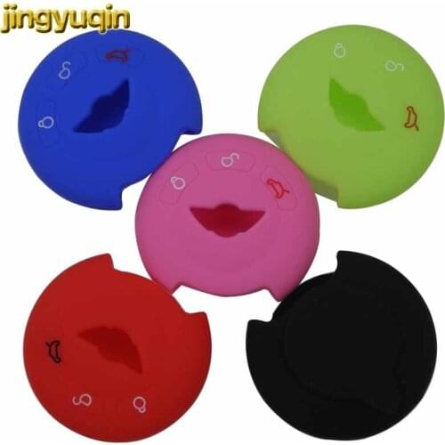 3 Buttons Silicone Remote Car Key Case Cover fob for BMW Mini Cooper Clubman Countryman R61 R60 R58 R57 R56 Car Styling