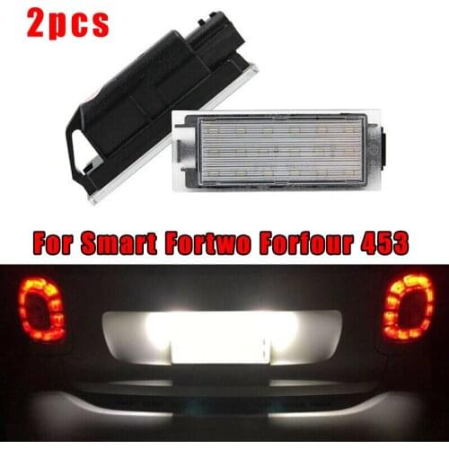 453 White LED License Number Plate Light Lamp No Error For Mercedes Citan For Traveliner 415 Car LED License Plate Lights