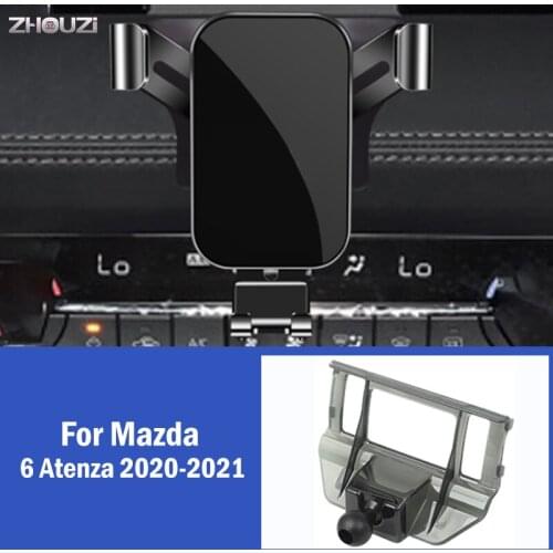 Car Mobile Phone Holder For Mazda 6 Atenza 2020-2021 Special GPS Mounts Stand Gravity Navigation Bracket Car Accessories