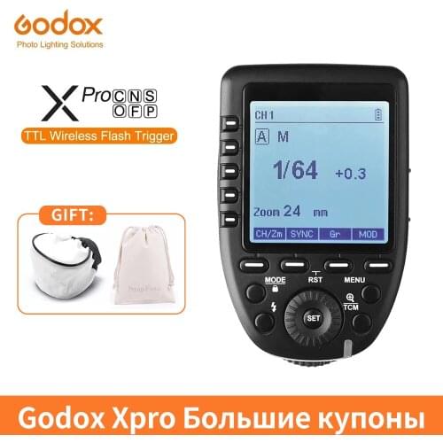 Godox Xpro-C Xpro-N Xpro-S Xpro-F Xpro-O Xpro-P 2.4G TTL Wireless Trigger Transmitter for Canon Nikon Sony Fuji Olympus Pentax