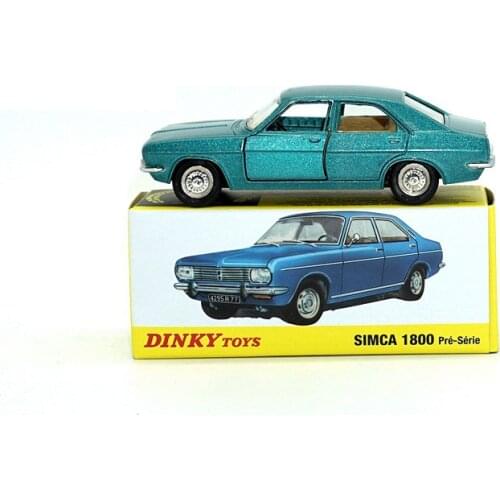 Dinky Toys Atlas 1409 1/43 SIMCA 1800 Pre-serie Hot Alloy Diecast Car Model Collection Toys for Children Adult Wheels