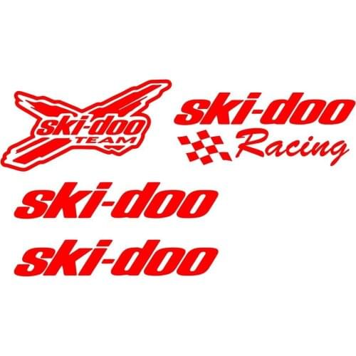 For 4 Ski Doo Decal Sticker Rev Xp Mxz Renegade Summit Gsx Mach Decals Skidoo