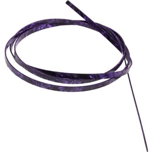 Tooyful Purple Celluloid Guitar Binding Purfling Strip for Luthiers 1620x6x1.5mm