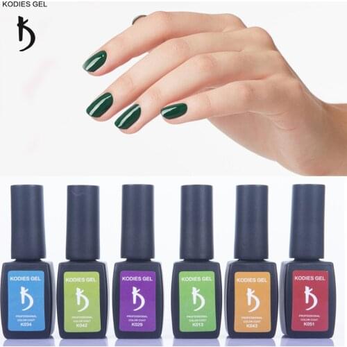 KODIES GEL Summer UV Gel Nail Polish Glitter Shiny Gel Varnish Paint Gellak 8ML Professional Vernis Nails Primer Base Top Coat