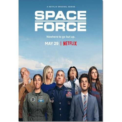 New Arrival Custom Space Force Canvas Painting Poster Home Decor Cloth Fabric Wall Art Poster for Living Room 20x30cm,27x40cm