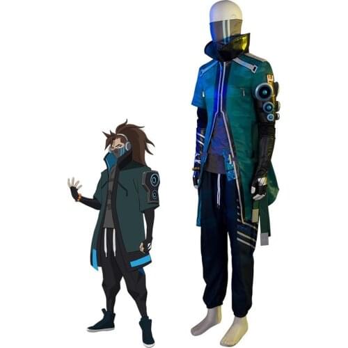 Customized LOL True Damage Yasuo Skin Coat Jacket Pants Uniform Outfit Games Cosplay Costumes party supply