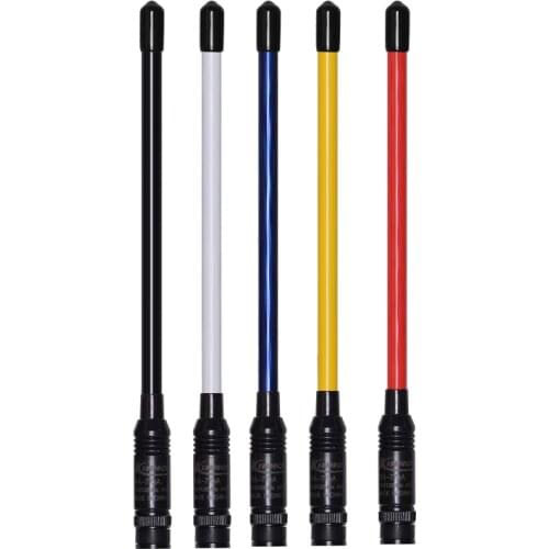 NA-773A VHF/UHF 144/430Mhz Double Band Walkie Talkie Antenna High Gain Mast BNC Two Way Radio Aerial For Icom Motorola Kenwood