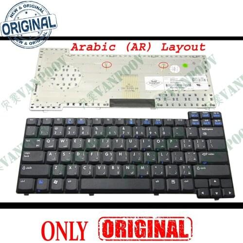 New Aribic Notebook Laptop keyboard for HP Compaq nc6110 nc6120 nx6110 nx6120 Ar AB Black - MP-03123A0D9301 378248-171