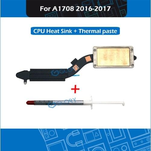 Original A1708 Heat Sink For Macbook Pro Retina 13" A1708 CPU Cooling Cool Sheet + Thermal paste 2016 2017