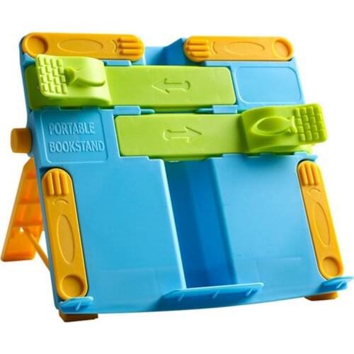 Multicolor Book Stand Holder Portable Foldable Bookend Bookstand Reading Support For Student Children Writing Bracket Office Use