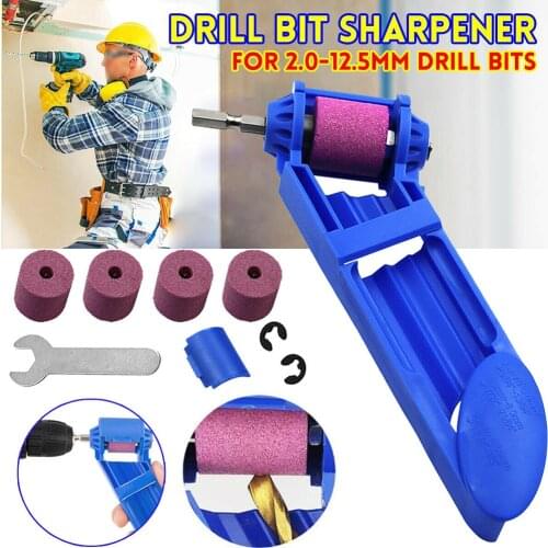 Portable Drill Bit Sharpener Corundum Grinding Wheel For Grinder Polishing Set Drill Bit Powered Tool Parts