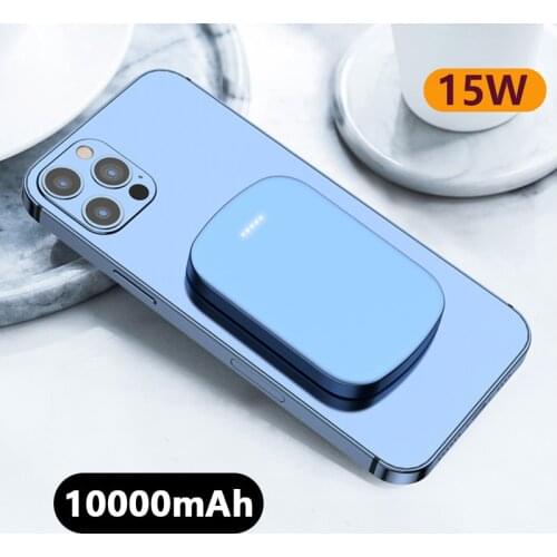 10000mAh Wireless Charging For Magsafe Magnetic Power Bank Mobile Phone Battery 15W Fast For iphone12Pro 12ProMax 12mini Charger