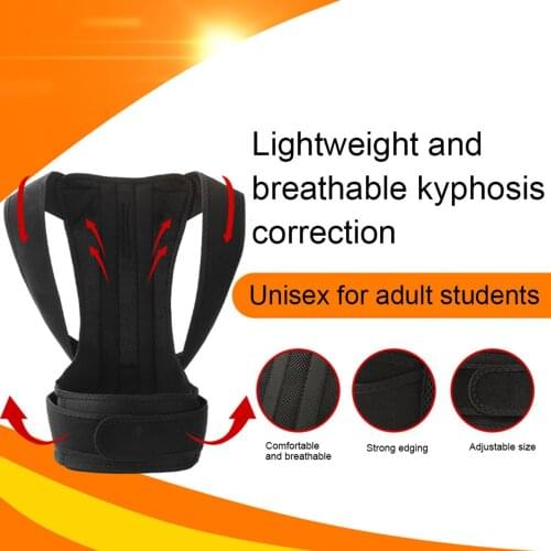 Adjustable Back Correction Belt Orthopedic Back Support Belt Posture Corrector Shoulder Spine Girdle Corset Straightener Brace