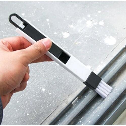 Window Cleaner Window Groove Cleaning Brush Crevice Brush With Dust Pan Groove Keyboard Nook Cranny Dust Brush Clean Up Tools