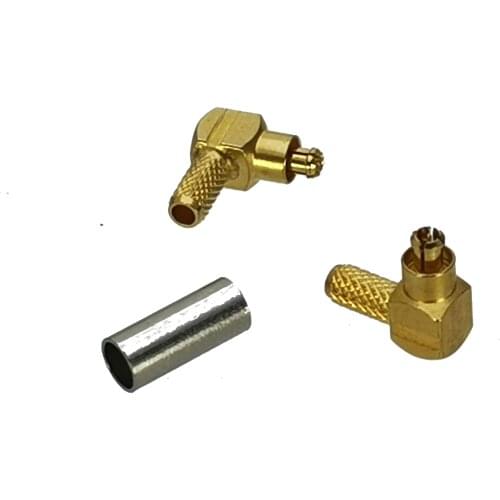 1Pcs MC CARD male plug right angle For RG174 LMR100 RG316 Cable RF Coaxial connector