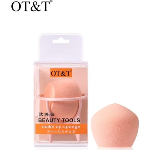 Face Body Puff Cosmetic Makeup Sponge With Holder Cup Super Soft Foam Sponge Blender For Foundation BB Cream Blending OT&T